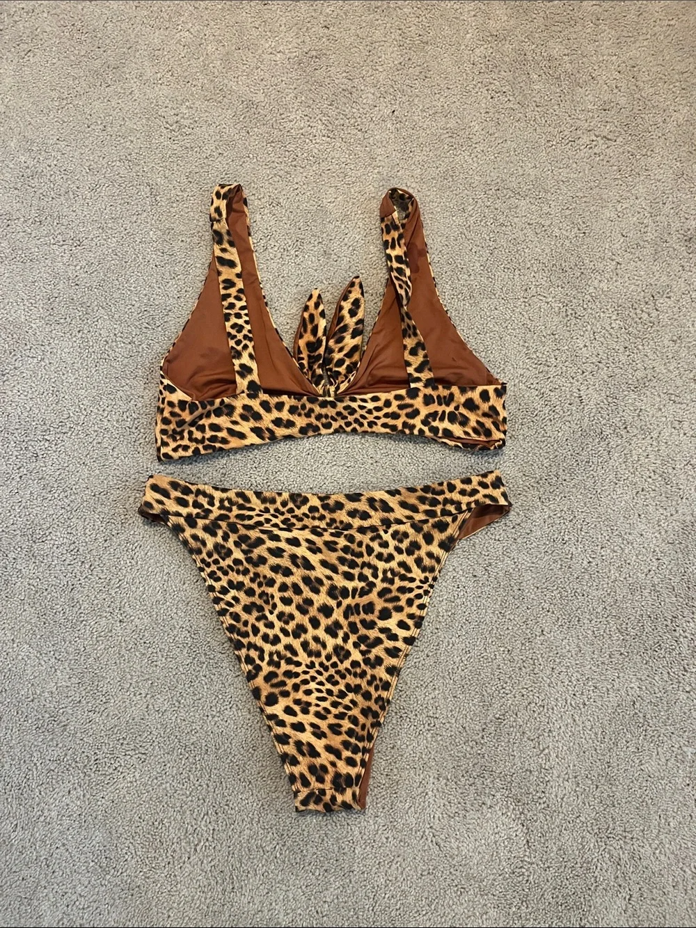 Monday Swimwear Two-Piece Leopard Bikini